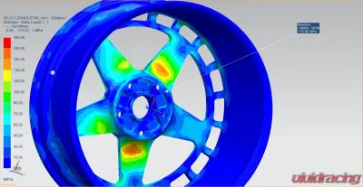 Vivid Racing VRF-D12R-R1S-GBLK VR Forged D12-R Wheel Set Rivian R1S R1T 22x9.5 Gloss Black