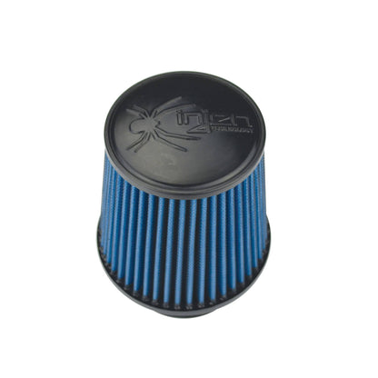 Injen X-1063-BB SuperNano-Web Air Filter: 3.25" Flange Diameter / 5" Base / 4.80" Tall / 4.0" Top