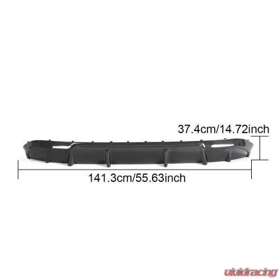 Vivid Racing VR-i4G26-610 VR Aero Carbon Fiber Rear Diffuser BMW i4 Series G26 2022-2024