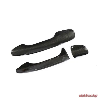 Vivid Racing VR-GLC-HANC VR Aero Carbon Fiber Exterior Door Handle Cover Trim 2pcs Mercedes C | E Class | GLC 2 Door