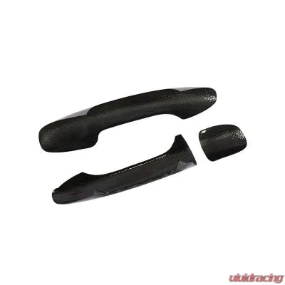 Vivid Racing VR-GLC-HANC VR Aero Carbon Fiber Exterior Door Handle Cover Trim 2pcs Mercedes C | E Class | GLC 2 Door