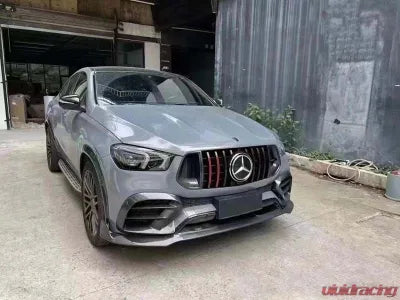 Vivid Racing VR-GLE-600 VR Aero Carbon Fiber Front Lip Spoiler Mercedes GLE450 Coupe W167 2019-2022