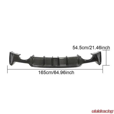 Vivid Racing VR-F32F33F36-610 VR Aero Carbon Fiber Rear Diffuser BMW 4-Series F32 | F33 | F36 2-Door 2013-2019
