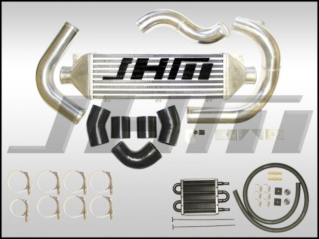 JHM JHM-B720TFMIC-BLACK Intercooler Kit - Front Mount or FMIC (JHM) for B7-A4 2.0T - BLACK COUPLERS
