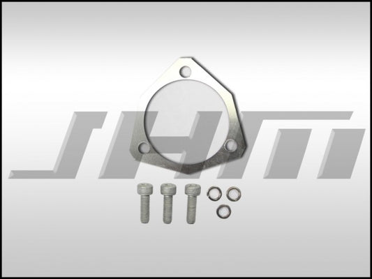 JHM JHM-B720TTPHWKDP Hardware Kit w aluminum reusable large ID gasket (JHM) for B7-A4 2.0T Downpipe-Y-Cat/Race Pipe to DP Connection