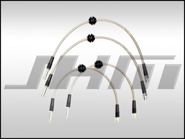 JHM JHM-8K0611707E-8K0611775J-S Brake Line Kit-Stainless (JHM) Front and Rear Lines for B8 S4-S5