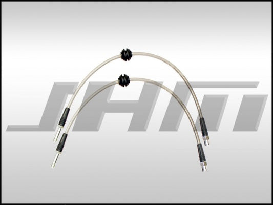 JHM JHM-8K0611707E Brake Line Kit-Stainless (JHM) Front Lines ONLY for B8 S4-S5