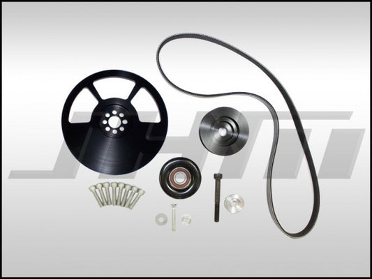 JHM JHM-B8S56Rib 6-Rib Alternator Belt Conversion Kit for B8-S5 w 4.2L FSI (32v)