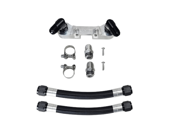 JHM Audi 4.2L B8 RS4 & RS5 Billet Crankcase Breather Vent Hose Kit - PCV