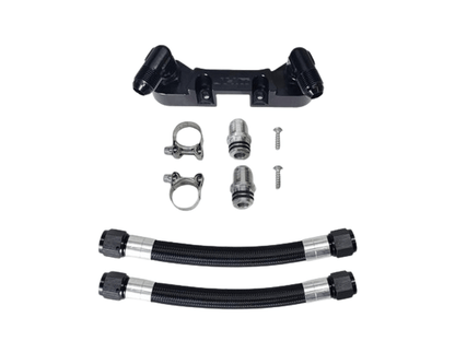 JHM Audi 4.2L B8 RS4 & RS5 Billet Crankcase Breather Vent Hose Kit - PCV