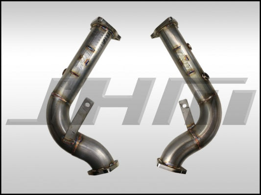 JHM Audi B8 B8.5 S5 4.2L FSI 2.5" Stainless Steel Race Pipes