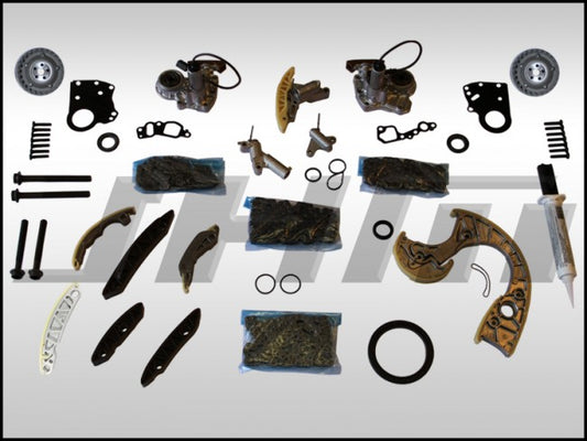 JHM JHM-B6TCKFP Timing Chain Service Kit (JHM-OEM) for B6-B7 S4-C6 A6 and C5 allroad w chain 4.2L 40v - FULL PLUS