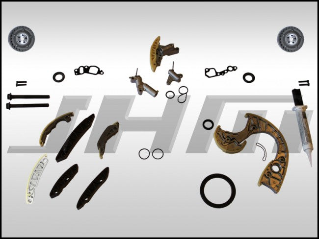 JHM JHM-B6TCKI Timing Chain Service Kit (JHM-OEM) for B6-B7 S4-C6 A6 and C5 allroad w chain 4.2L 40v - INTERMEDIATE