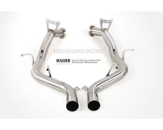 Kline Innovation KL-FER-458CH-100-CS-SS Ferrari 100 Cell Cat Pipe Set Ferrari 458 Challenge