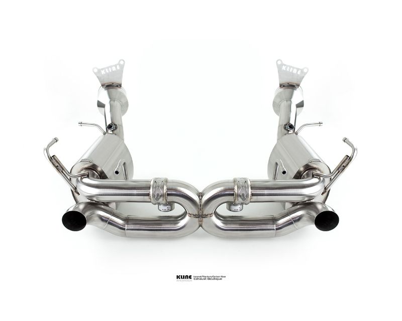 Kline Innovation KL-FER-458SP-100-CS-SS 100 Cell Cat Pipe Set Ferrari 458 Speciale