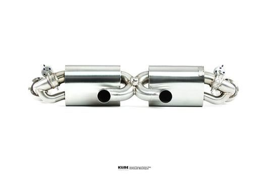 Kline Innovation KL-POR-991.2CR-DECAT-CS-OE-SS Race Pipe Set OEM Fit Porsche 991.2 GTS 3.0