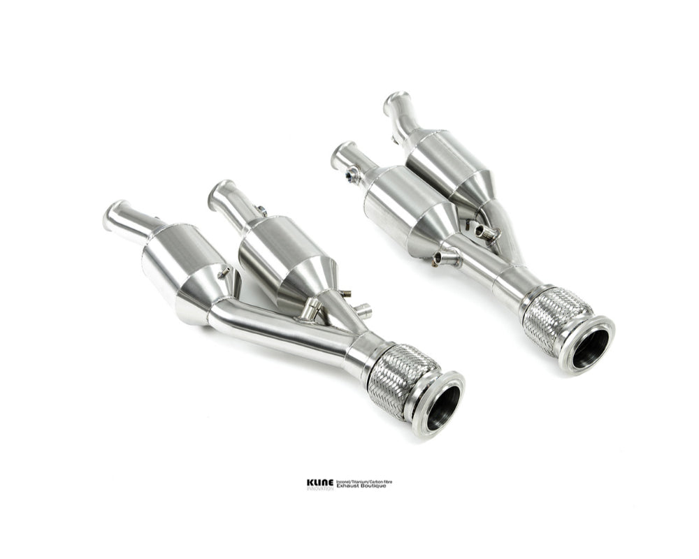 Kline Innovation KL-LAM-AVSVJ-100-CS-SS 100 Cell Cat Pipe Set Lamborghini Aventador SVJ