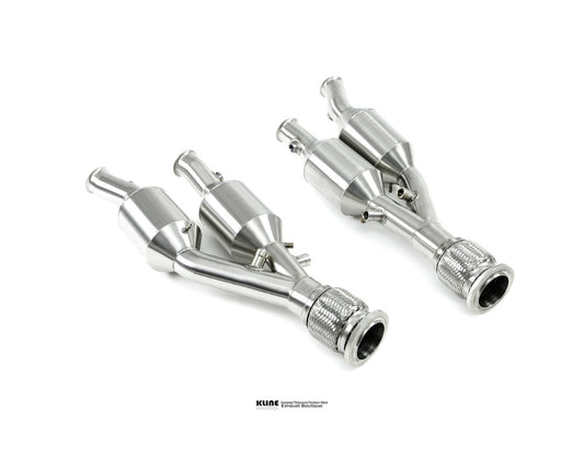 Kline Innovation KL-LAM-AVSVJ-200-CS-SS 200 Cell Cat Pipe Set Lamborghini Aventador SVJ