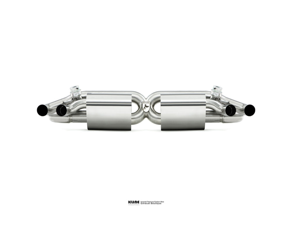 Kline Innovation KL-POR-991.2CR-VALVE-SIDE-RS-SS Valvetronic Silencer Section Side Quad Exit Porsche 991.2 Carrera