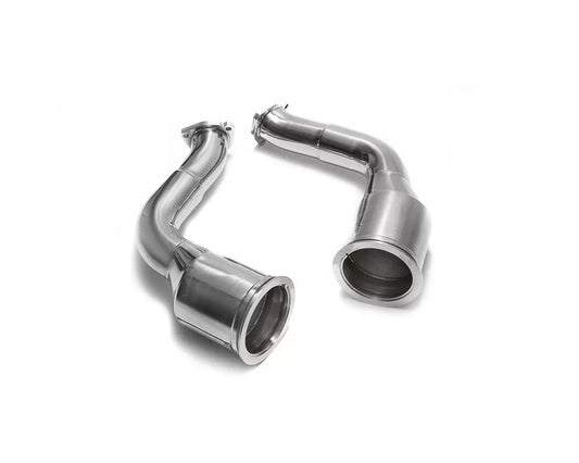 Ceramic Coated 200CPSI Sport Cat Downpipe Lamborghini Urus 4.0L V8 Audi RSQ8 | ML Performance Car Parts
