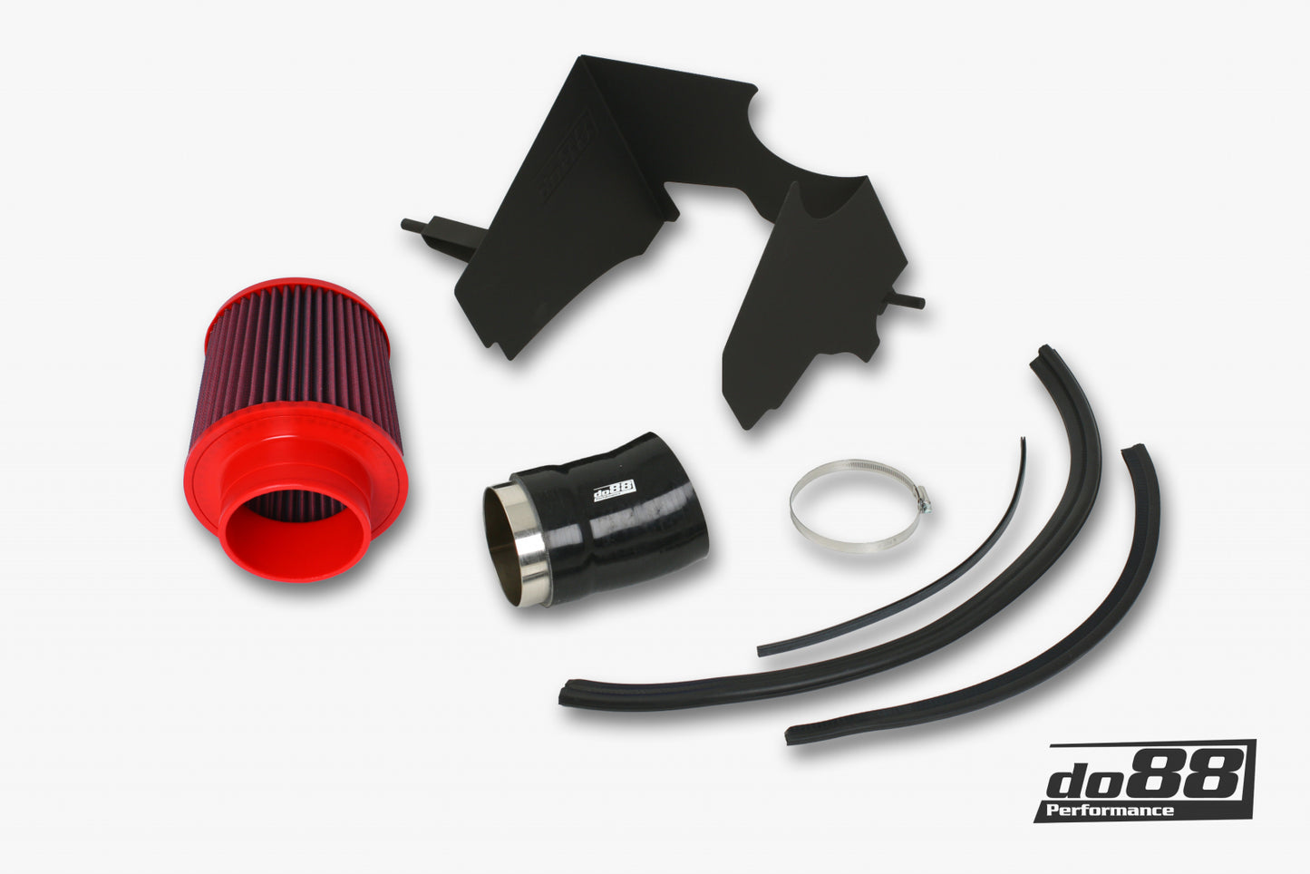 DO88 LF-100S-Filter SAAB 9-3 2.8T V6 06-11 Intake system with filter, black hose