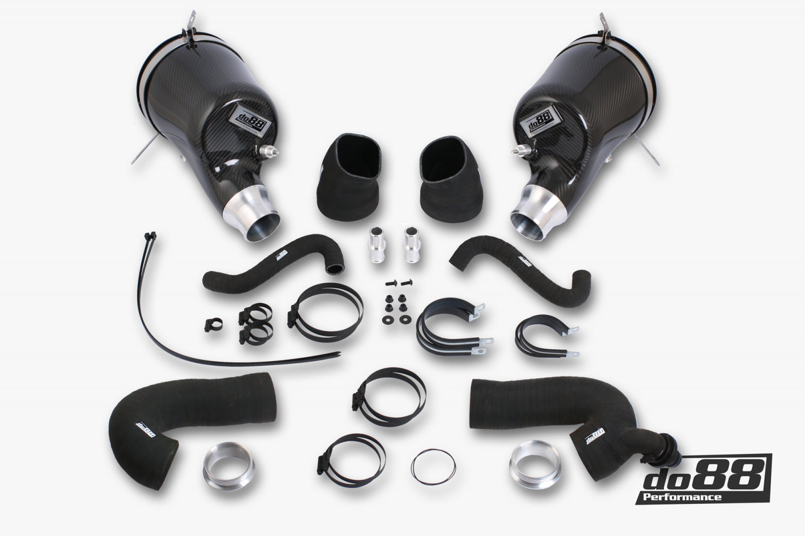 DO88 LF-160-ST-66-212 Porsche 911 Carrera (992) Induction system, 66mm outl, with Turbo inlet hoses