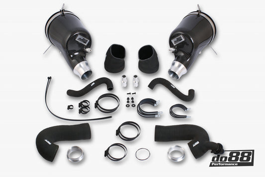 DO88 LF-160-ST-66-212 Porsche 911 Carrera (992) Induction system, 66mm outl, with Turbo inlet hoses