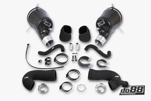 DO88 LF-160-ST-80-212 Porsche 911 Carrera (992) Induction system, 80mm outl, with Turbo inlet hoses