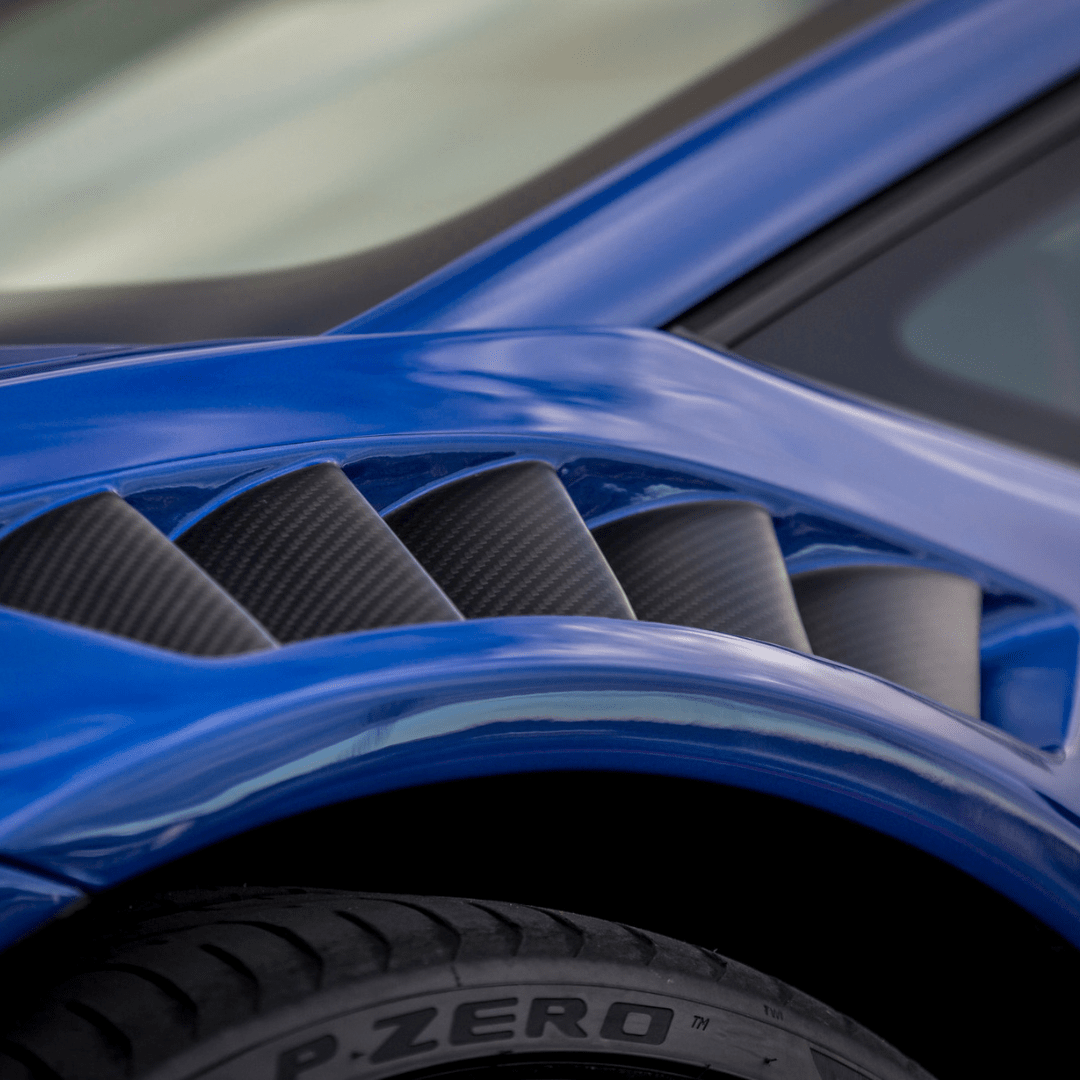 Vorsteiner 0940LOV Lamborghini Huracan Novara Edizione Aero Front Fenders w/Integrated Vents and Splash Shields (2x2 Gloss Carbon) | ML Performance