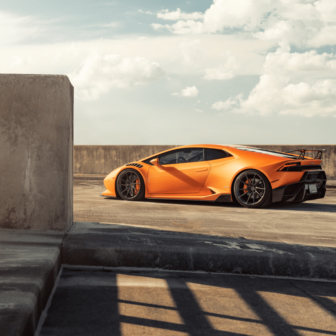 Vorsteiner 0940LOV Lamborghini Huracan Novara Edizione Aero Front Fenders w/Integrated Vents and Splash Shields (2x2 Gloss Carbon) | ML Performance