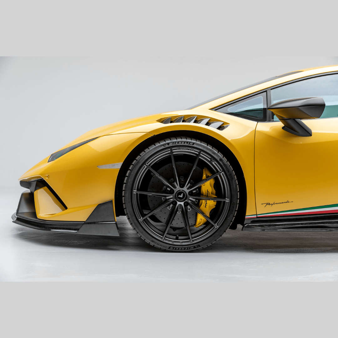 Vorsteiner 1040LOV Lamborghini Huracan Performante Vicenza Edizione Aero Front Fenders w/Integrated Vents and Splash Shields (Carbon Matrix) | ML Performance