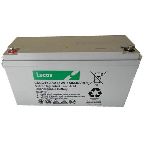 Lucas 12V 150Ah AGM Battery LSLC150-12