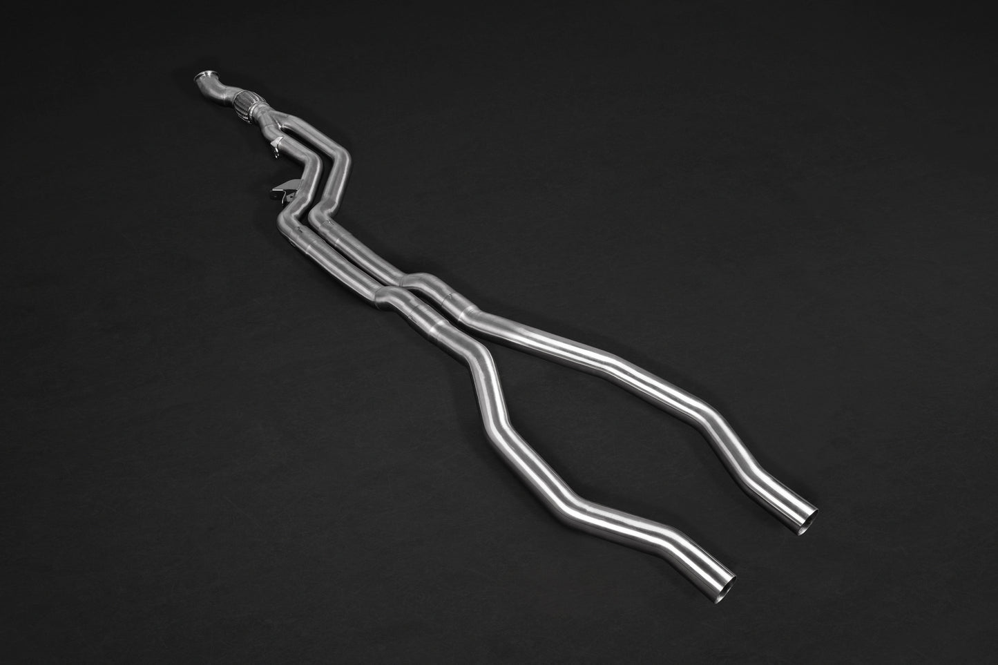 Capristo 02BM09903001 BMW M2 (F87) ECE Valved Exhaust with Mid-Silencer Spare Pipes and Stainless Tips (CES3) 