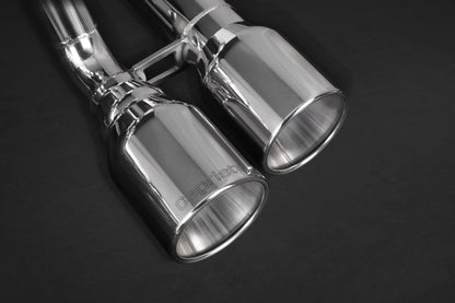 Capristo 02BM09903001 BMW M2 (F87) ECE Valved Exhaust with Mid-Silencer Spare Pipes and Stainless Tips (CES3) 