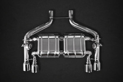 Capristo 02BM09903001 BMW M2 (F87) ECE Valved Exhaust with Mid-Silencer Spare Pipes and Stainless Tips (CES3) 