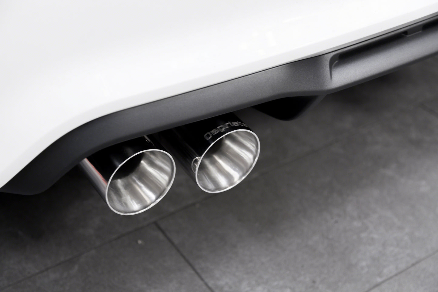 Capristo 02BM09903001 BMW M2 (F87) ECE Valved Exhaust with Mid-Silencer Spare Pipes and Stainless Tips (CES3) 