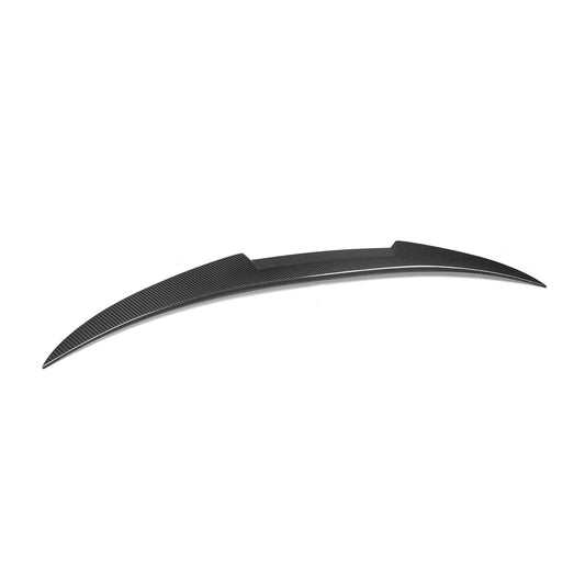 MHC-F33-CF-RS001 BMW F33 4 Series Cabriolet M4 Style Rear Spoiler In Gloss Carbon Fibre | ML Performance Car Parts