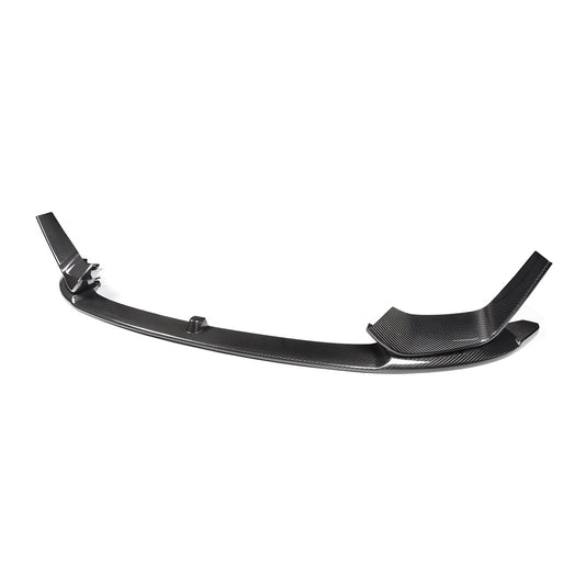 MHCP-F80F82-CF-FS001 BMW M3/M4 Performance Style Front Splitter In Gloss Pre Preg Carbon Fibre (F80/F82/F83) | ML Performance Car Parts