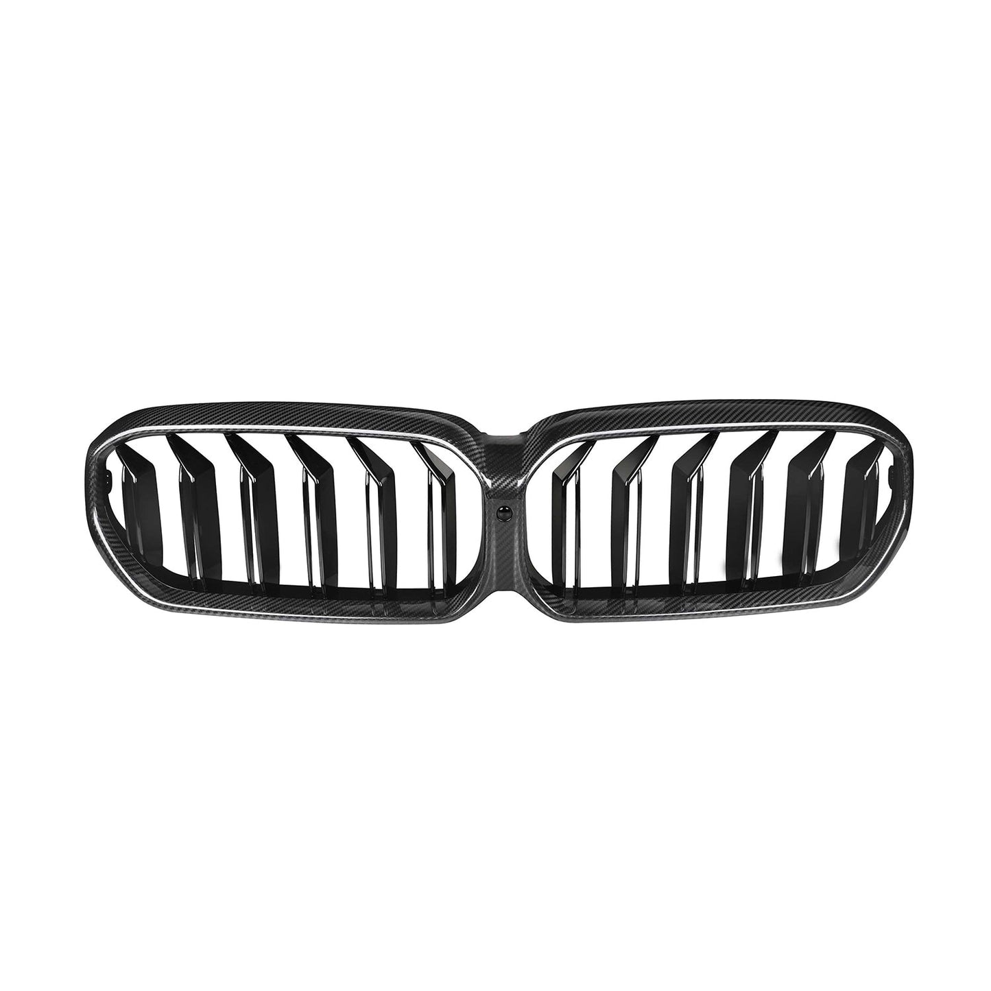MHCP-F90G30-CF-FG001 BMW F90 M5 LCI Premium Front Grille In Pre Preg Carbon Fibre & Gloss Black | ML Performance Car Parts