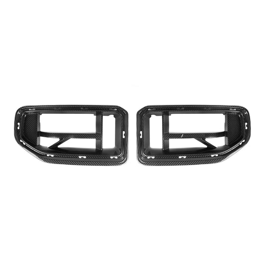 MHCP-G87-FG001 BMW G87 M2 CSL Style Front Grilles In Pre Preg Gloss Carbon Fibre | ML Performance Car Parts