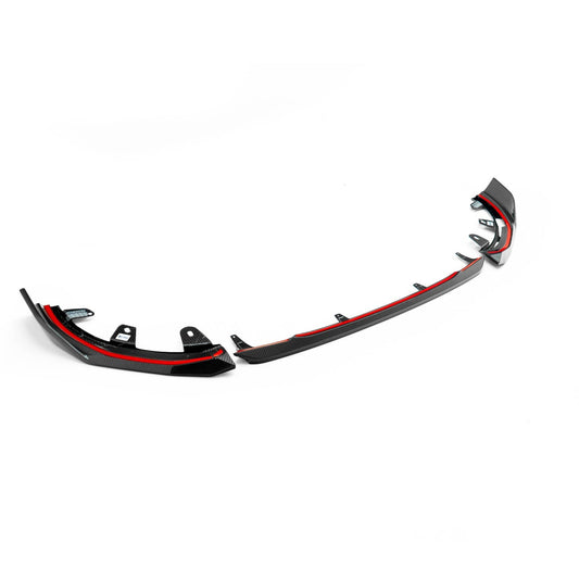 MHCP-G42-CF-FS001 BMW M240I Performance Style Front Splitter In Pre Preg Carbon Fibre (G42) | ML Performance Car Parts