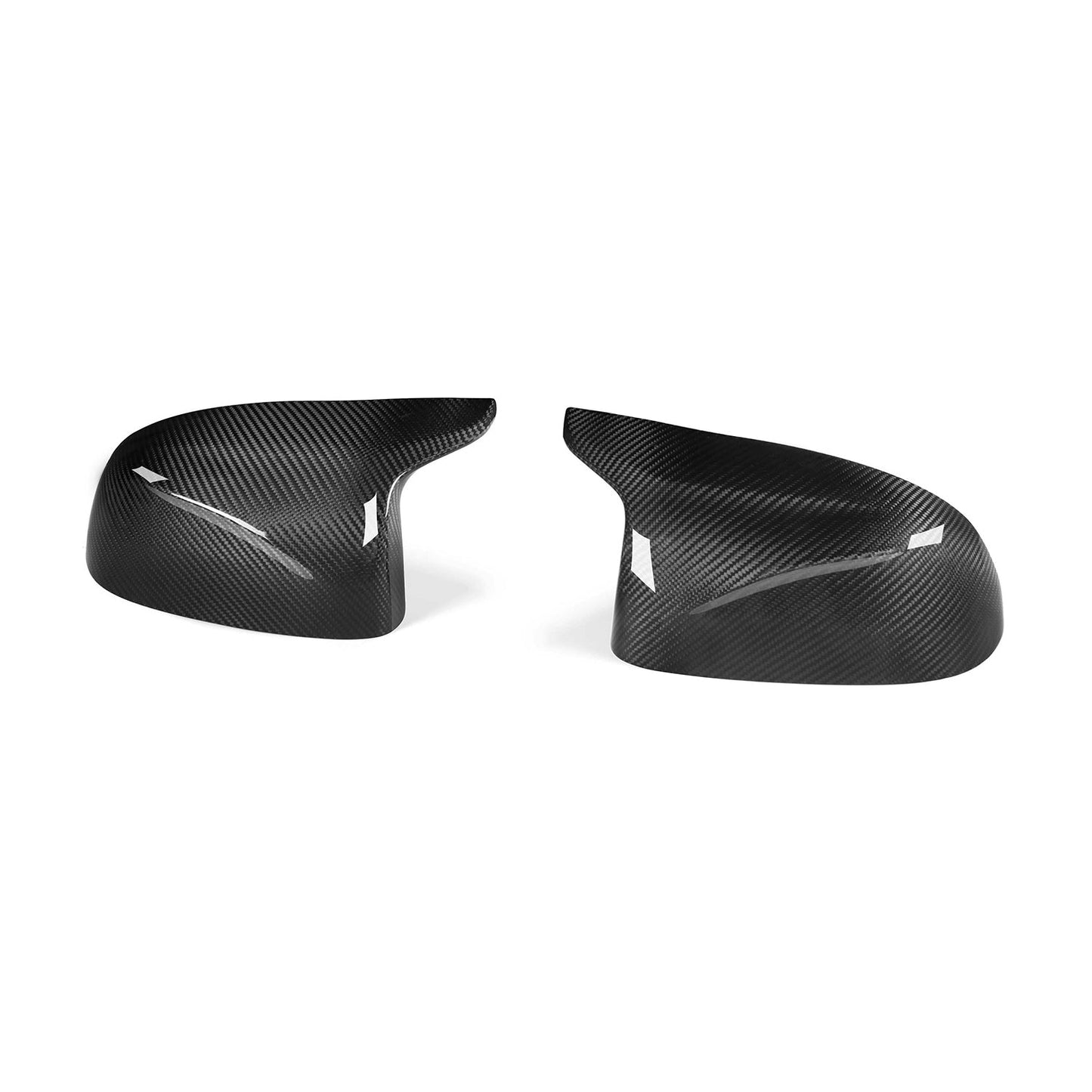 MHCP-F9X-CF-MC002 BMW X Series Wing Mirror Covers In Pre Preg Carbon Fibre (F97 X3M, F98 X4M, F95 X5M & F96 X6M) | ML Performance Car Parts