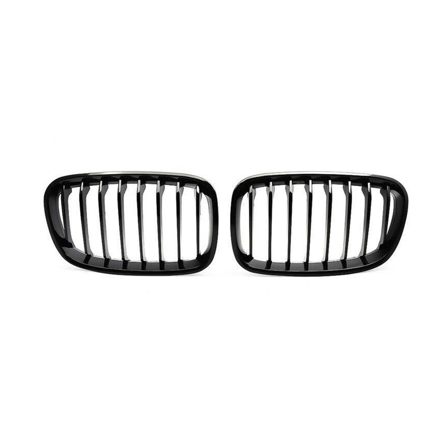 MHCB-PREF20F21-GB-FG001 BMW 1 Series Pre-LCI Single Slat Front Grilles In Gloss Black (F20/F21) | ML Performance Car Parts