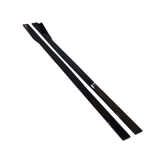 MHCB-G14G15-GB-SS001 BMW 8 Series Aggressive Style Side Skirts In Gloss Black (G14/G15/G16) | ML Performance Car Parts