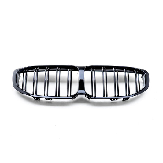 MHCB-F40-GB-FG002 BMW 1 Series Double Slat Front Grille In Gloss Black (F40) | ML Performance Car Parts