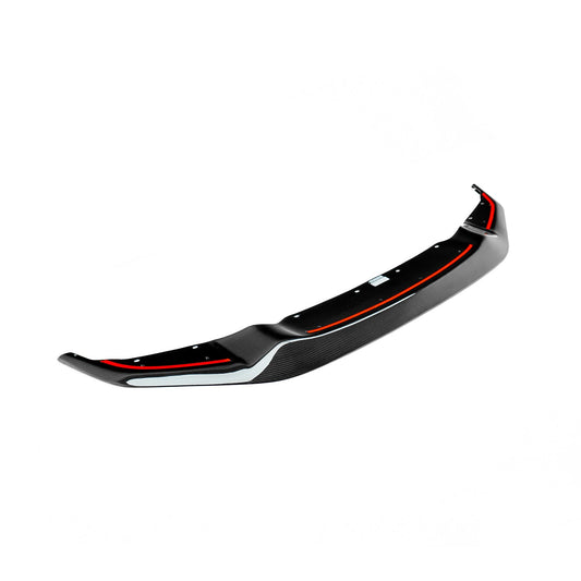 MHCP-F87-CF-FS001 BMW M2 N55 GT Style Front Splitter In Gloss Pre Preg Carbon Fibre (F87) | ML Performance Car Parts