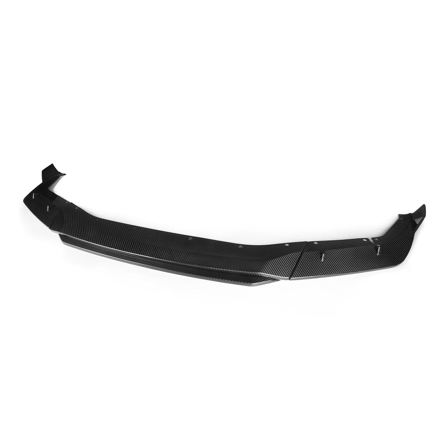 MHCP-F90LCI-CF-FS001 BMW M5 F90 LCI Low Line Front Splitter In Pre Preg Gloss Carbon Fibre (F90) | ML Performance Car Parts