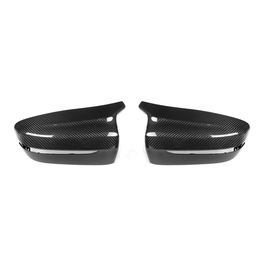 MHCP-GXX-CF-MC001 BMW M Style Wing Mirror Covers In Pre Preg Carbon Fibre (G2X CHASSIS) | ML Performance Car Parts