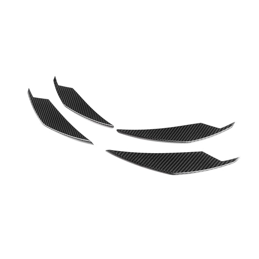MHCP-G80G82-CF-FC003 BMW M3/M4 AC Style Canards In Pre Preg Carbon Fibre (G80/G81/G82/G83) | ML Performance Car Parts