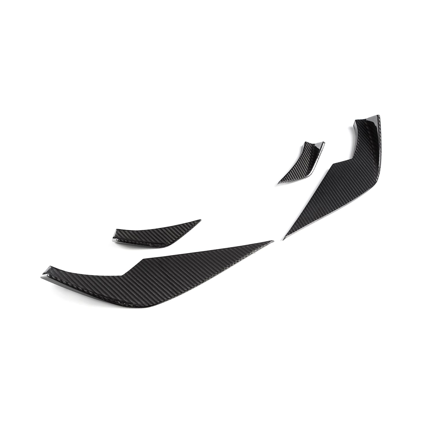 MHCP-G80G82-CF-FC002 BMW M3/M4 GT Style Canards In Pre Preg Carbon Fibre (G80/G81/G82/G83) | ML Performance Car Parts